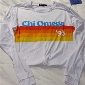 Chi Omega Sorority long sleeve t shirt